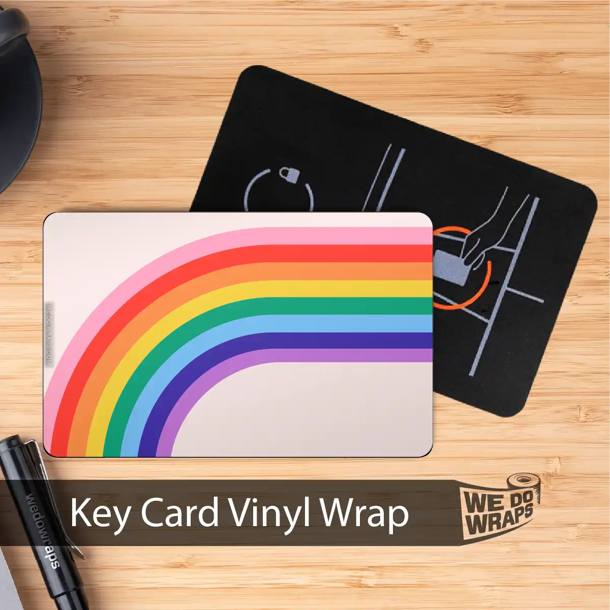 70s Rainbow | NFC Key Card Wrap - Image 3