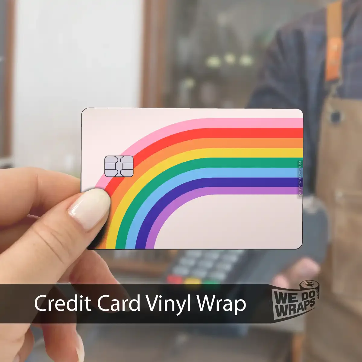 70s Rainbow | NFC Key Card Wrap - Image 4