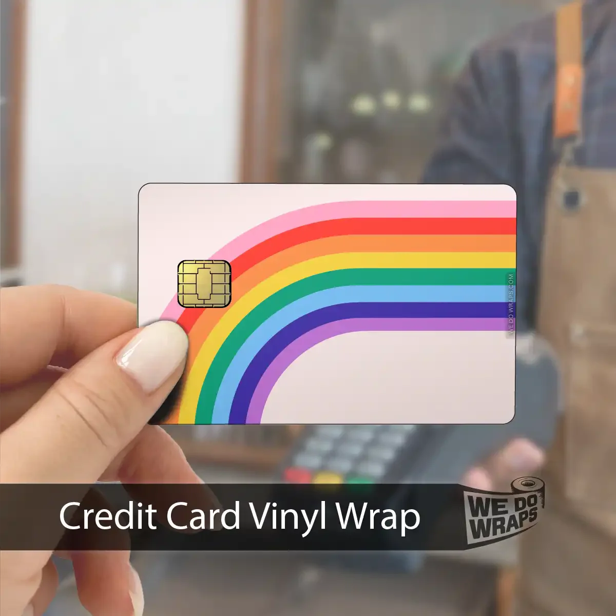 70s Rainbow | NFC Key Card Wrap - Image 5