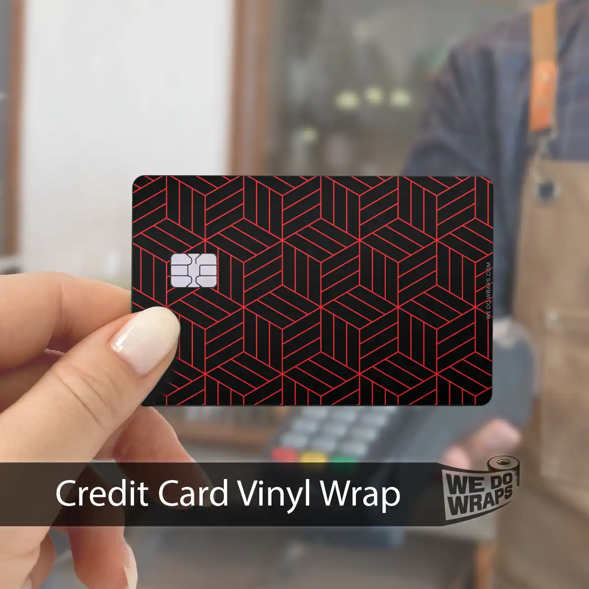 Isometric 3D Pattern | NFC Key Card Wrap - Image 4