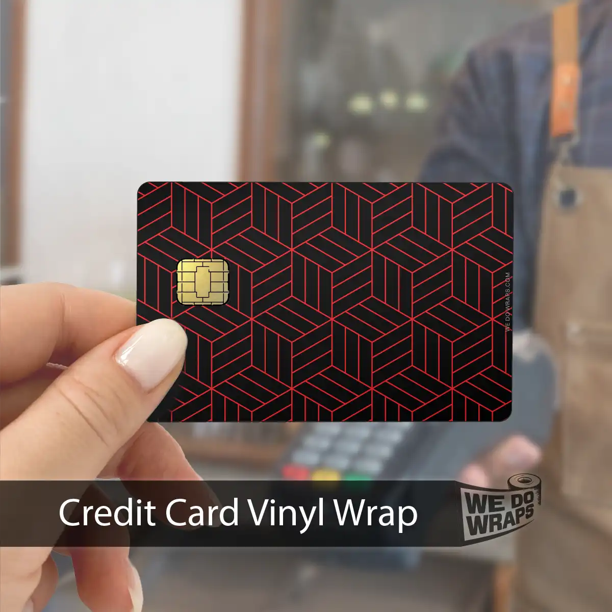 Isometric 3D Pattern | NFC Key Card Wrap - Image 5