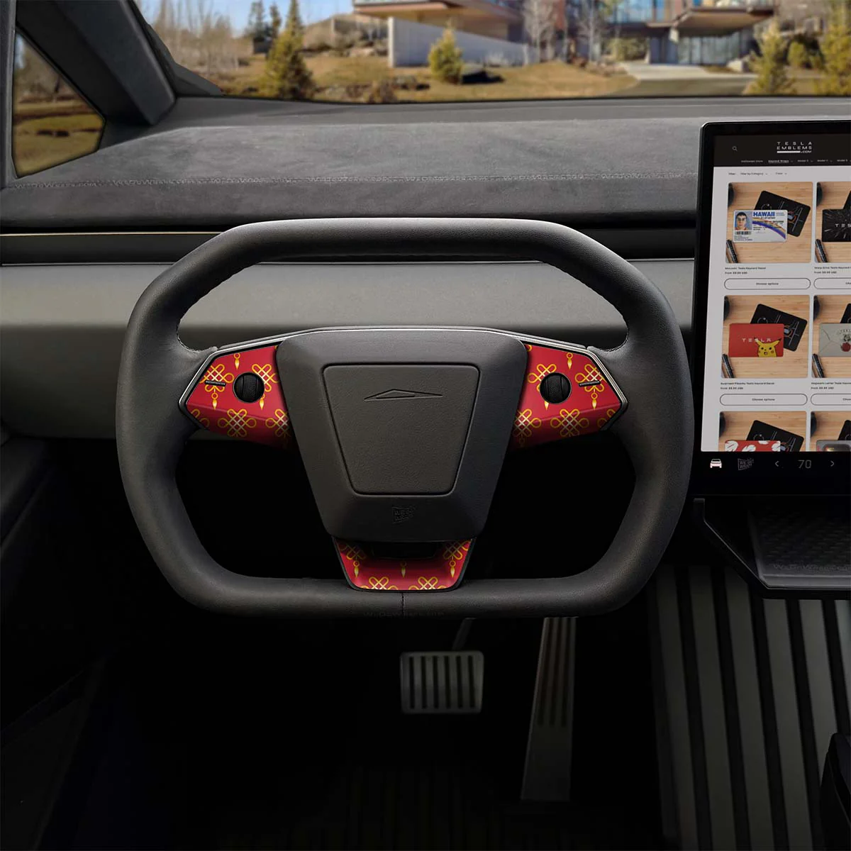 Cybertruck Lunar New Year Designs